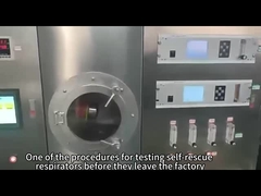 フィルター自助呼吸器のテストビデオ