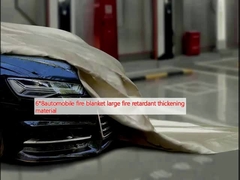 6*8自動車用防災毛布 燃焼阻害剤の厚化材料