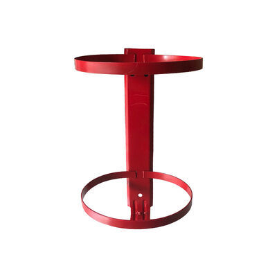 Fire Extinguisher Bracket For 4KG Models Red Iron Plate Wall Mount Holder With 2cm Ring For Office Factory Warehouse Safety Equipment