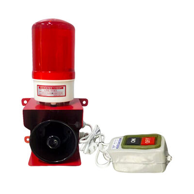 High Decibel Fire Alarm Strobe Light 120dB Wall Mount Fire Alarm Strobe Horn For Factory Warehouse Industrial Safety Warning System