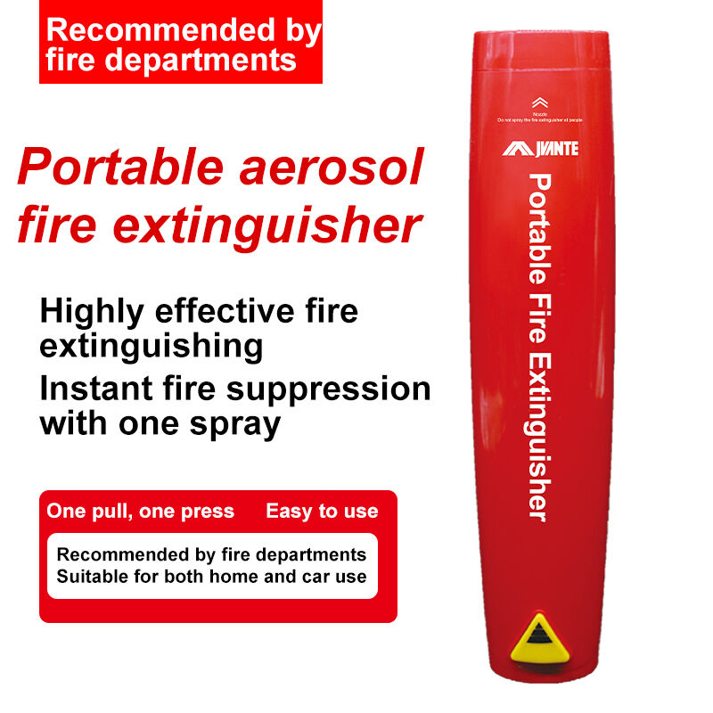 Portable K-Type Aerosol Fire Extinguisher JAT-119 | 13B 5F Rating for B/C/E/F Fires | Car Home Kitchen Use