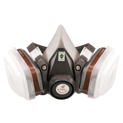 再利用可能なKN95 半面ガスマスク 空気濾過付きの粉塵吸収呼吸器