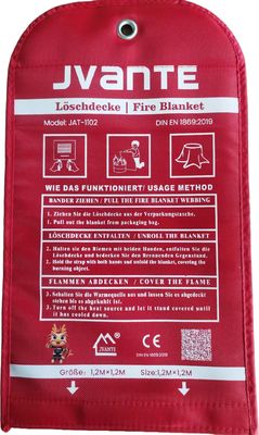 消防救助 消火器 毛布 100% ガラス繊維 防火毛布